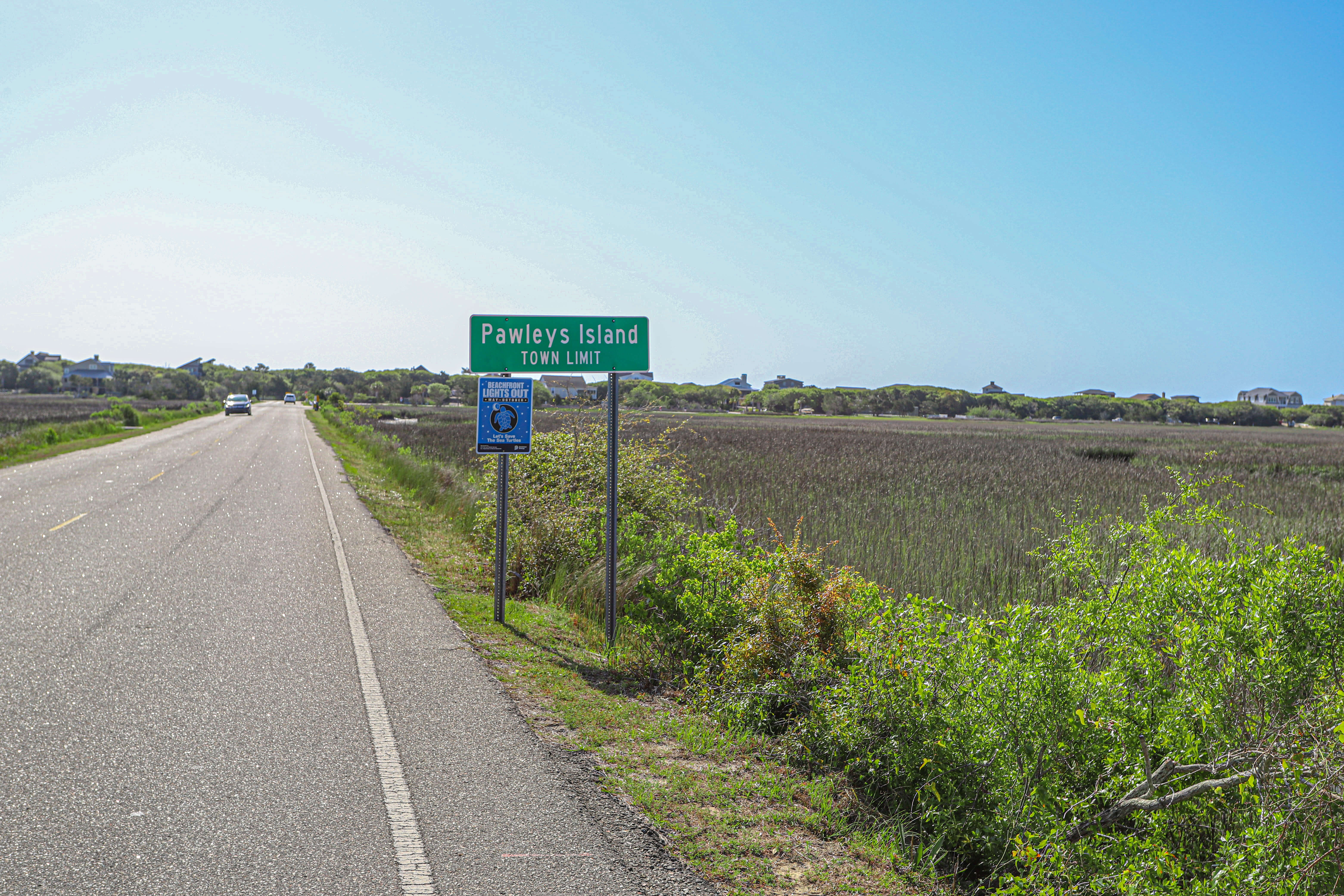 Pawleys Island Town Limit Sign Image